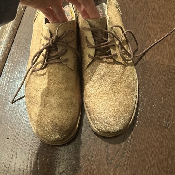 Bunker leather shoes - real leather size USA 10 - Picture 3 of 7